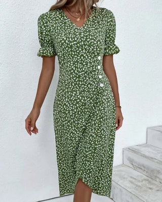 Sophie | Elegant and Comfortable Midi Dress with Floral Print