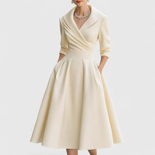 Teresa™ | Midi dress with an elegant cut and a flattering silhouette