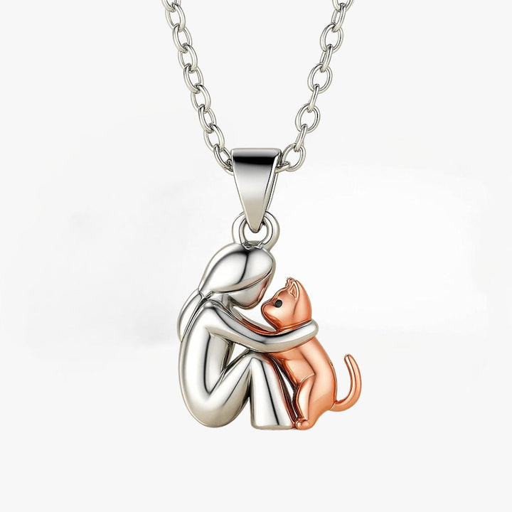 LadiVania™ | Hanger with Cat in Gold or Rose Color – Loving Connection in a Timeless Jewelry Piece