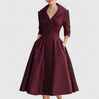 Teresa™ | Midi dress with an elegant cut and a flattering silhouette