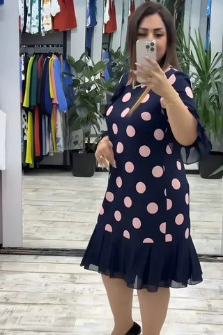 FLEUR™ | Elegant midi dress with a flattering fit and timeless style