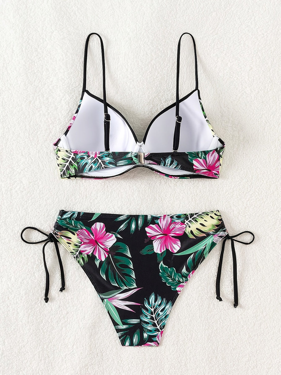 Fiora | Bikini Sculpted with Underwire and Tropical Floral Print for Summer