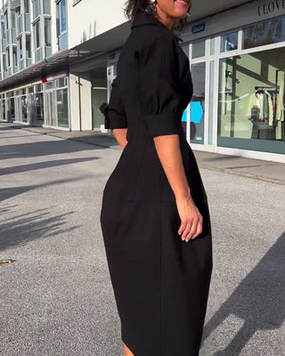 CATERINA | Midi Dress with Elegant Line and Maximum Comfort from Morning to Evening