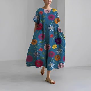 CÉLESTINE | Bohemian Flower Dress for a Natural and Romantic Style