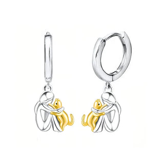LadiVania™ | Earrings with Cat Icon (Round Closure)