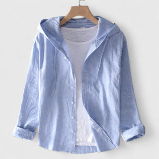 Demi | Elegant Hooded Blouse