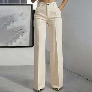 ELINORA | Chic high-waisted trousers with a flattering fit for work and elegant moments
