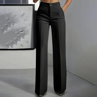 ELINORA | Chic high-waisted trousers with a flattering fit for work and elegant moments