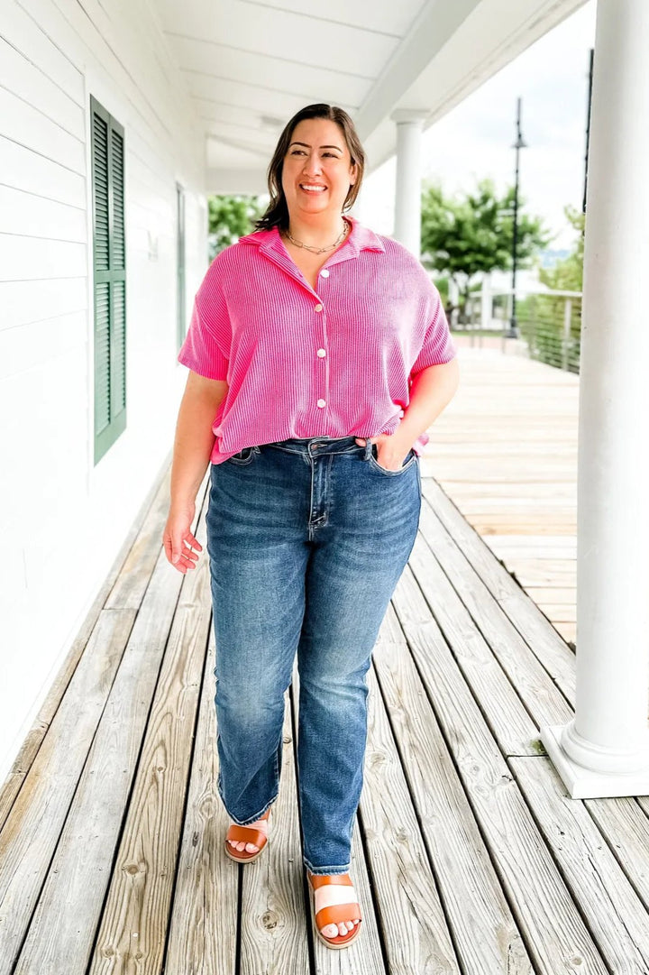 High-Waisted Sculpting Jeans FitCurve™