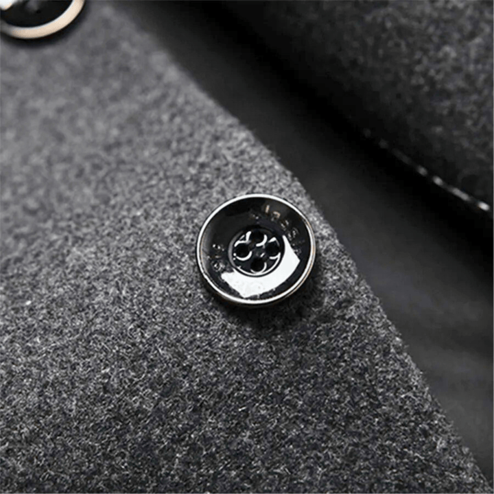 DAAN | Men's Slim Fit Jacket with Mandarin Collar and Timeless Elegance for Cold Days