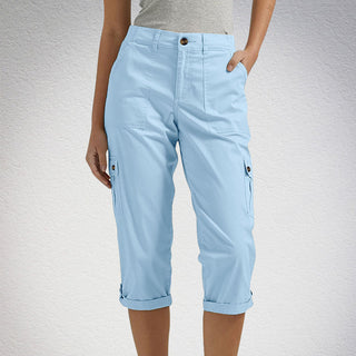 FRANCESCA | Capri Pants with Multiple Pockets and Comfortable Fit for Maximum Freedom of Movement